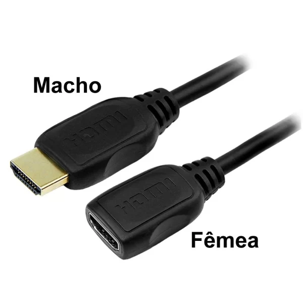 Cabo Hdmi Macho X Hdmi Fêmea Extensor 4k Hdr 2m 018-9420 - Image 2